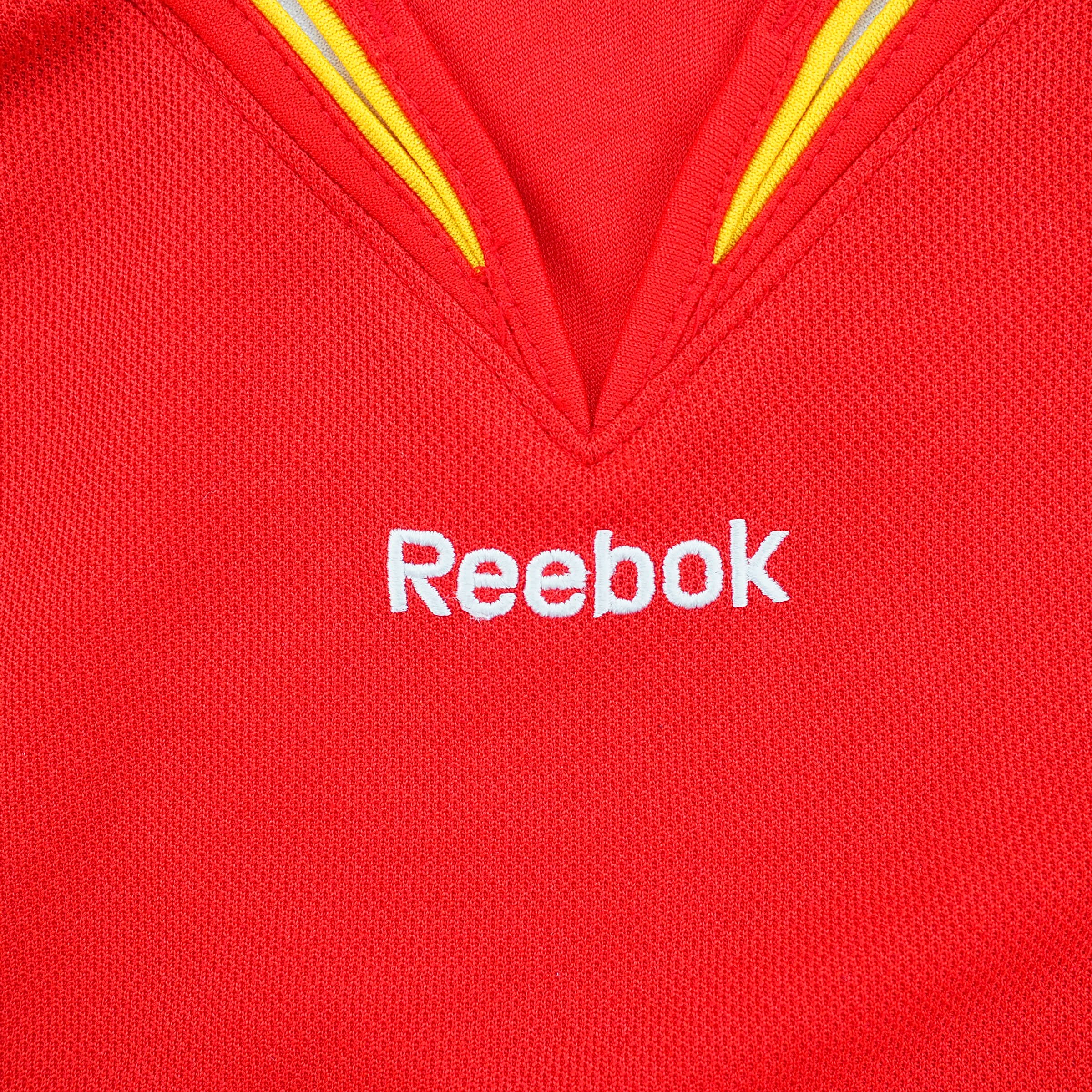 Reebok Calgary Flames NHL Practice Jersey Blank Vintage Y2K S/M