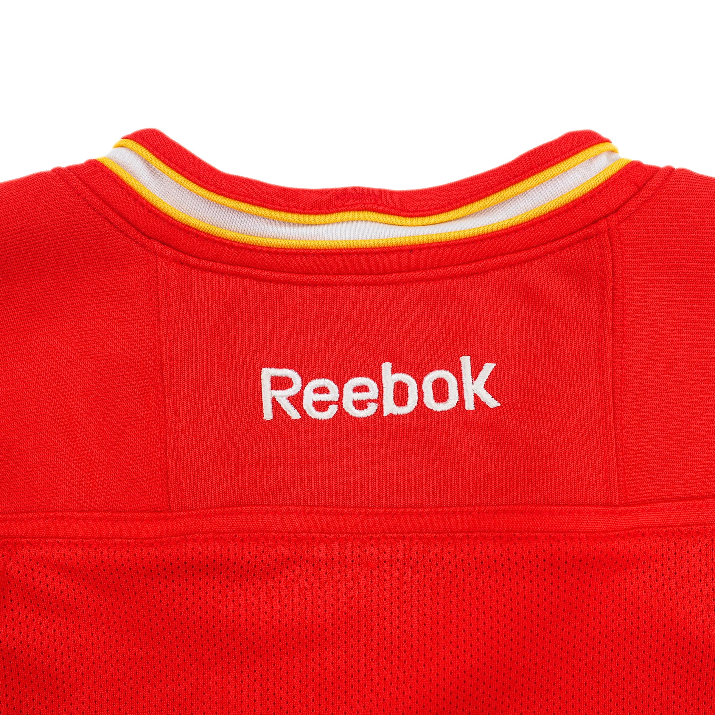 Reebok Calgary Flames NHL Practice Jersey Blank Vintage Y2K S/M