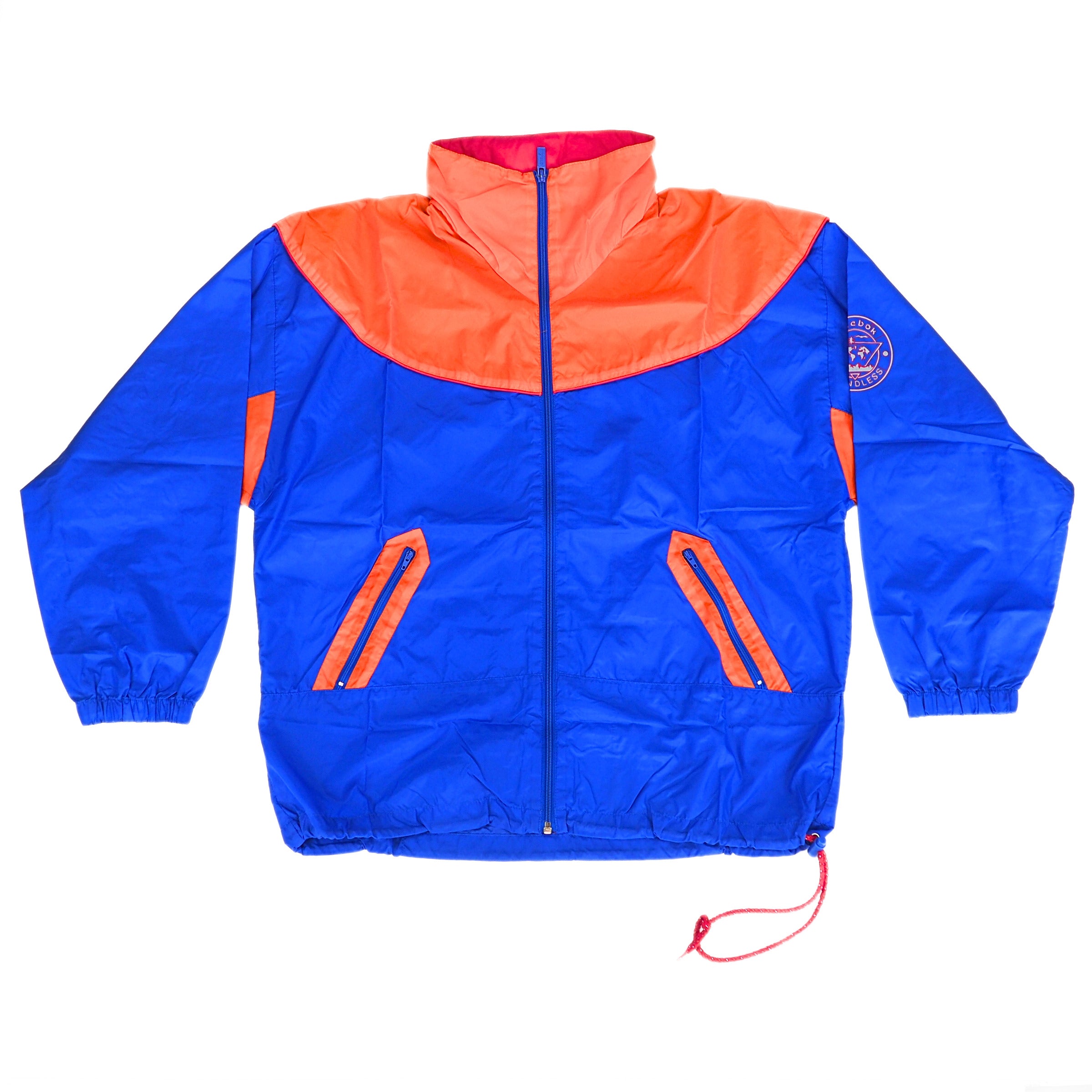 Reebok Sport Boundless Zip-Thru Anorak Windbreaker Jacket Vintage 90s Medium