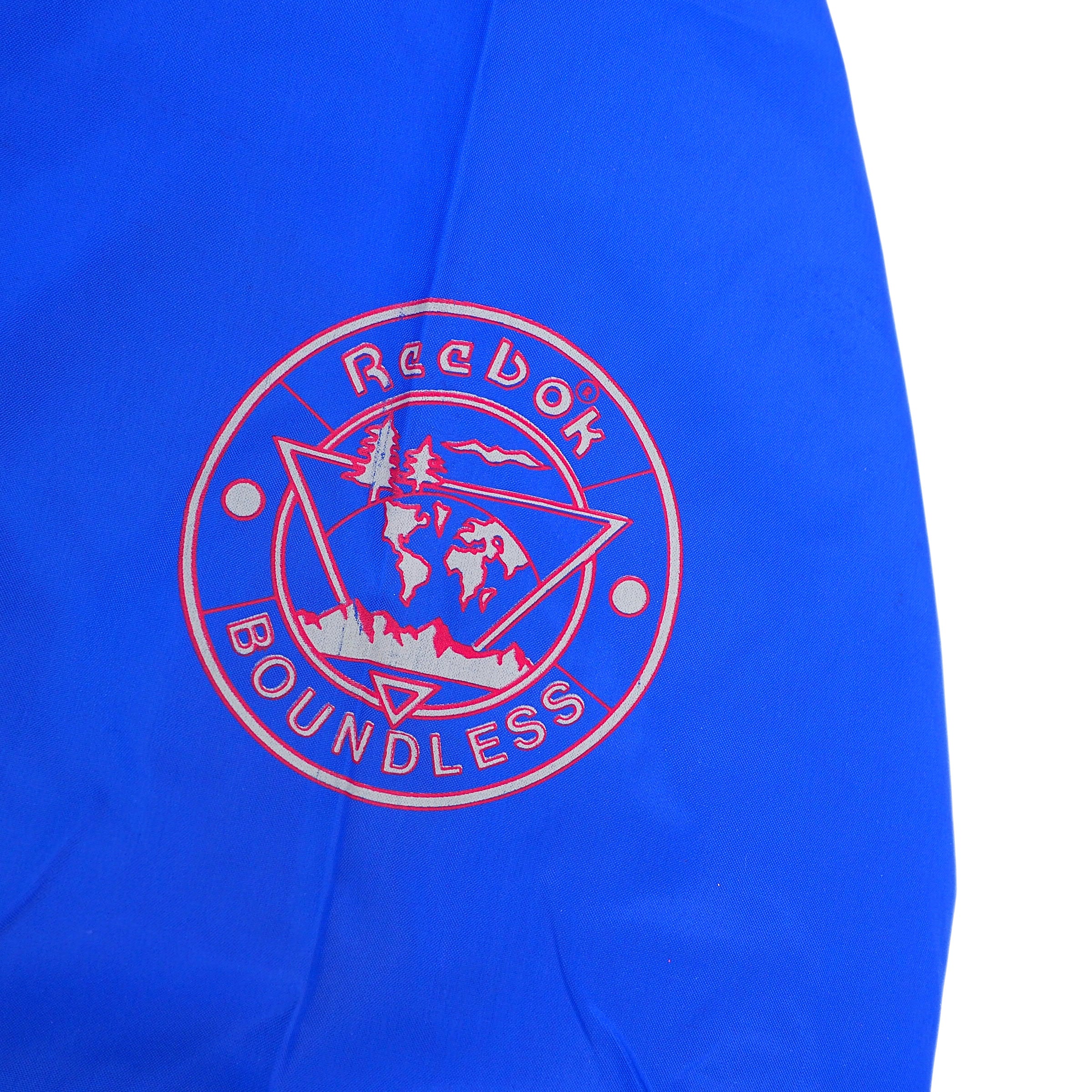Reebok Sport Boundless Zip-Thru Anorak Windbreaker Jacket Vintage 90s Medium