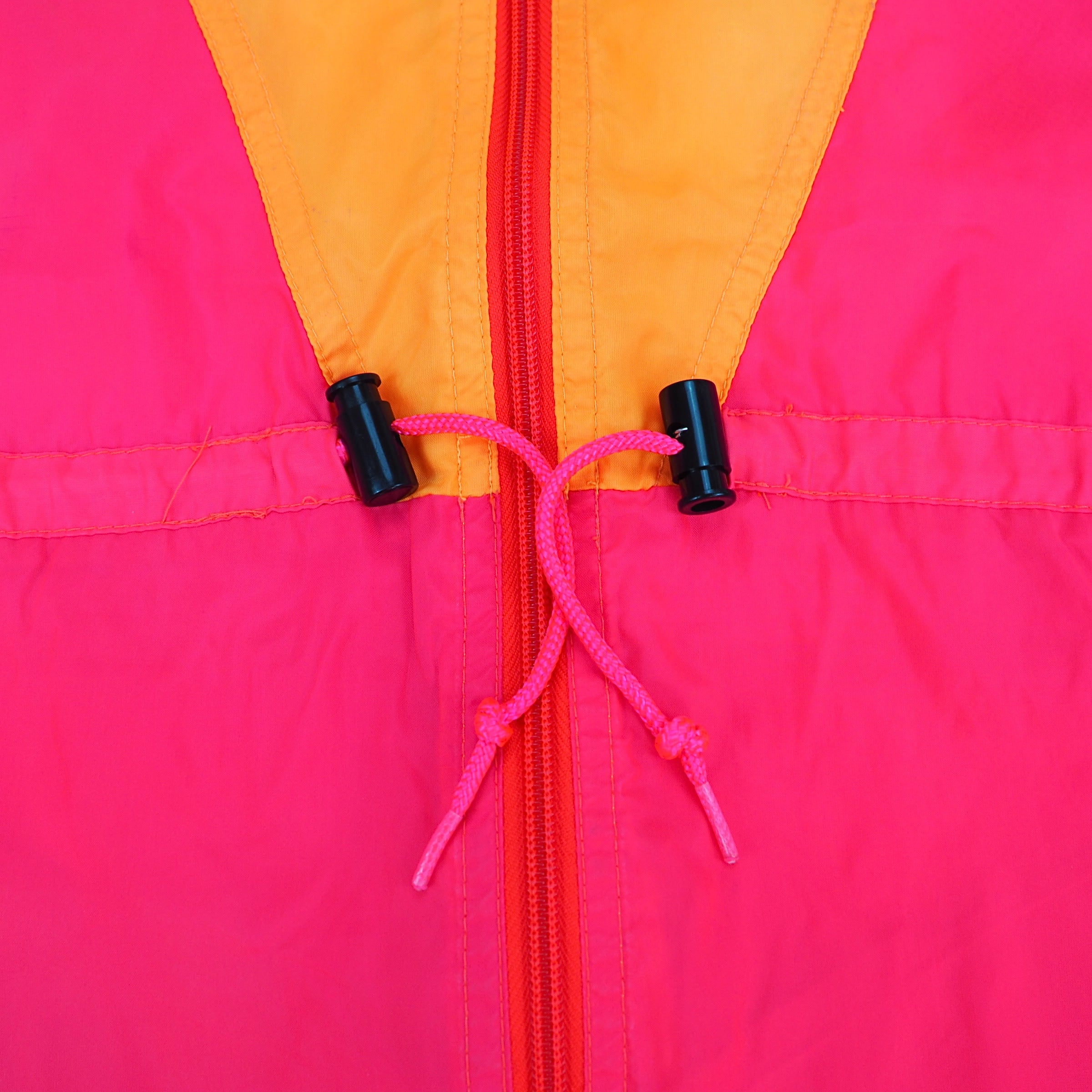 Reebok Sport Colour Block Zip-Thru Anorak Windbreaker Jacket Vintage 90s Large