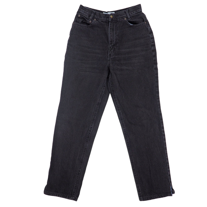Black jeans on a white background