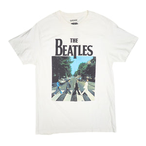 The Beatles Abbey Road 100% Cotton T-Shirt White Womens Small