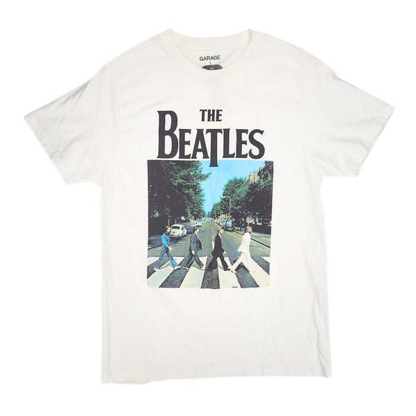 The Beatles Abbey Road 100% Cotton T-Shirt White Womens Small