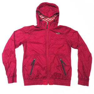 The North Face Crepe Windbreaker Rain Jacket Bordeaux Womens Medium