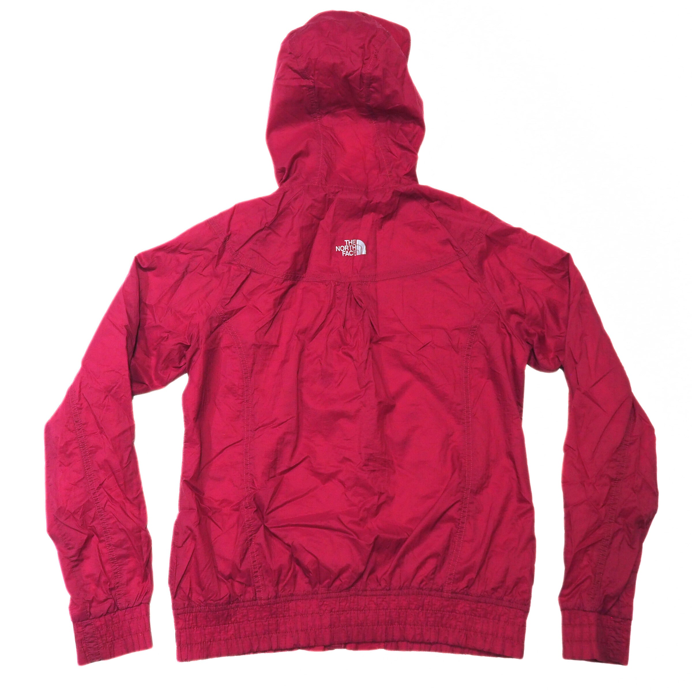 The North Face Crepe Windbreaker Rain Jacket Bordeaux Womens Medium