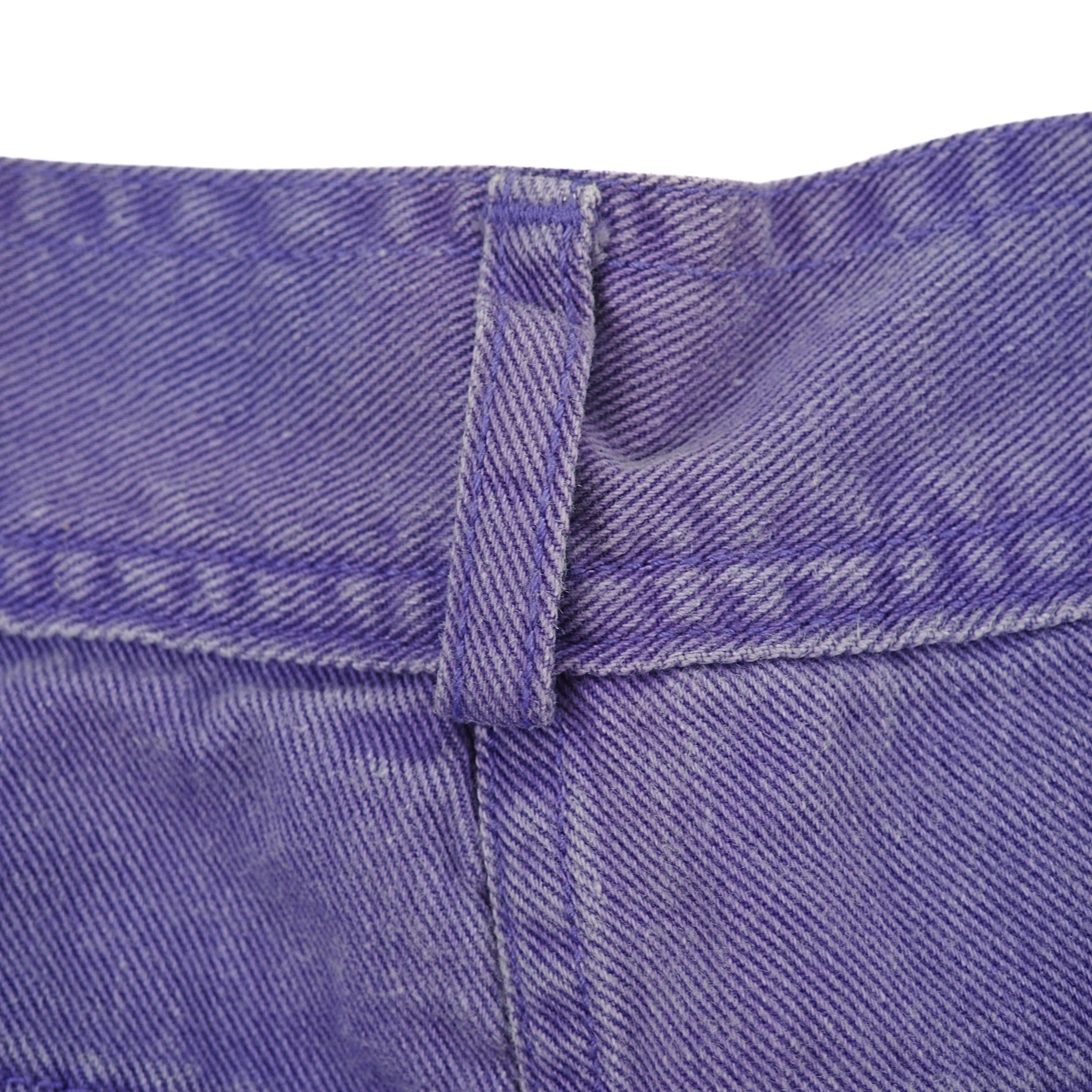 Together Lilac Embroidered High Waist Mom Jeans Vintage 90s Size 12