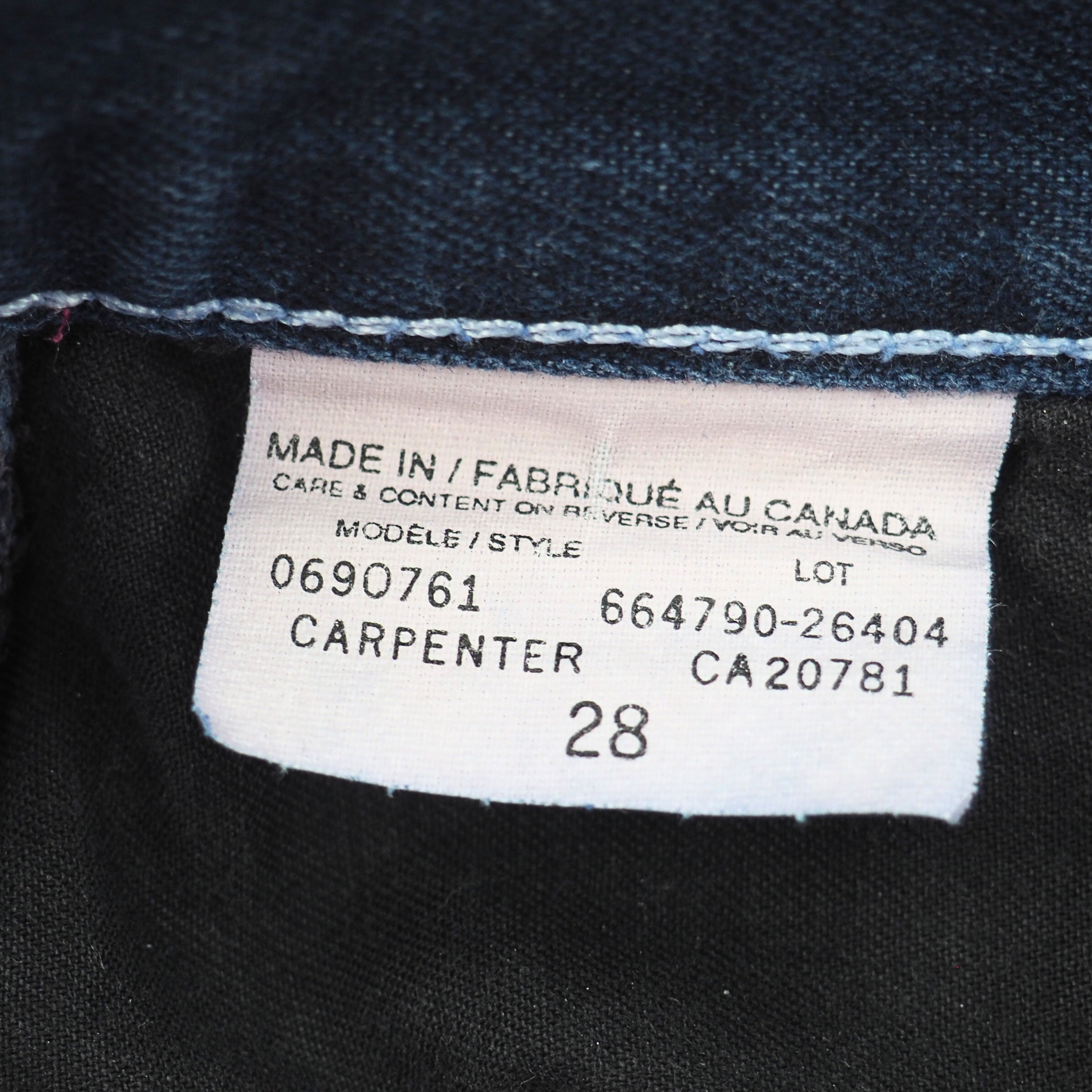Tommy Hilfiger Carpenter Dark Wash Indigo Denim Jean Shorts Vintage 90s W28