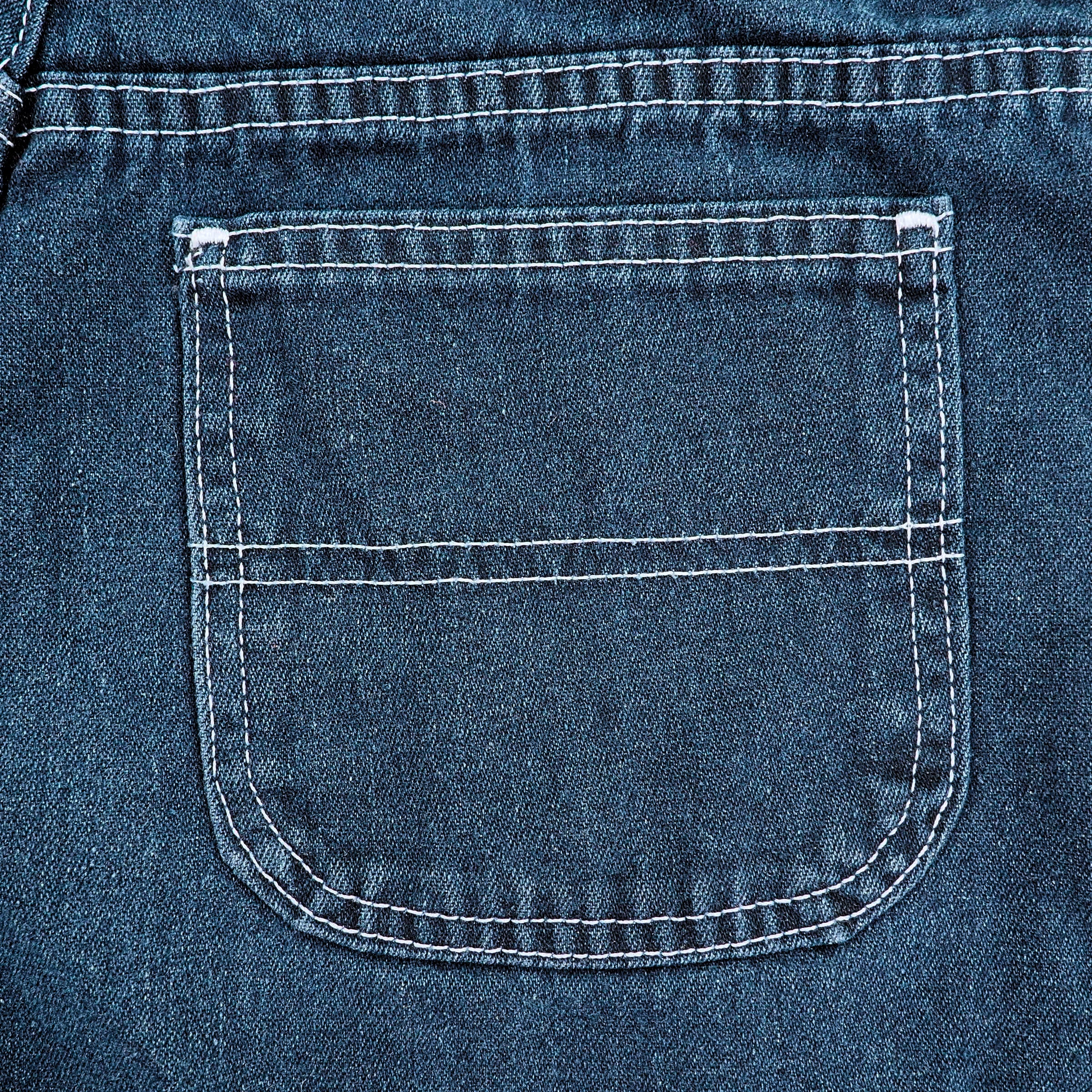 Tommy Hilfiger Carpenter Dark Wash Indigo Denim Jean Shorts Vintage 90s W28