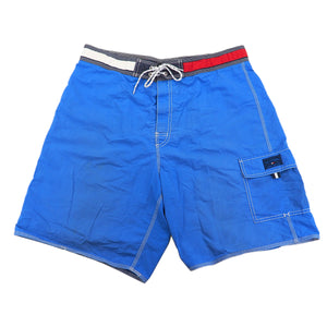 Tommy Hilfiger Premium Swim Trunks Board Shorts Blue Vintage 2009 Large