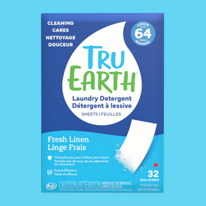 Tru Earth Laundry Detergent Sheets Fresh Linen Scent 32 Eco Strips