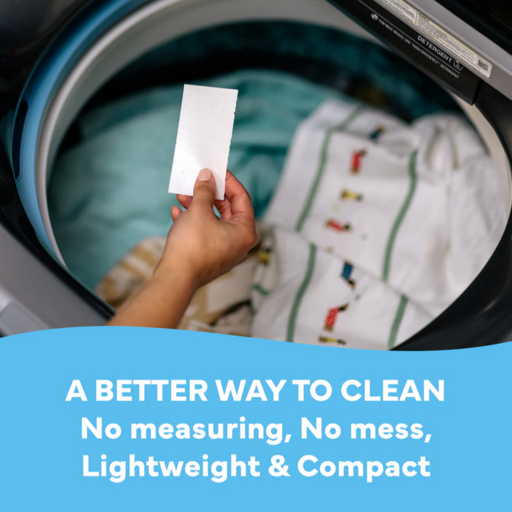 Tru Earth Laundry Detergent Sheets Fresh Linen Scent 32 Eco Strips