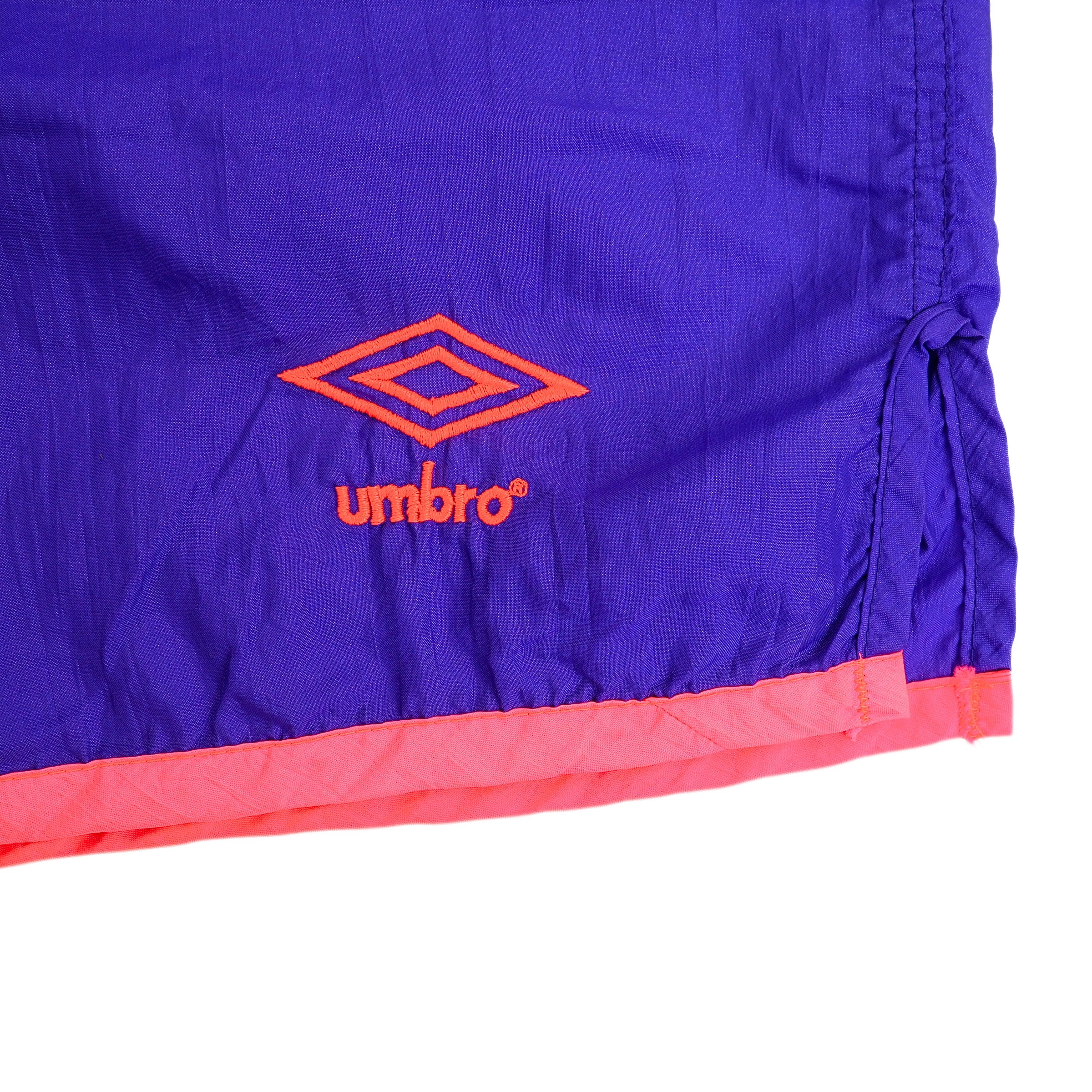 Umbro Shell Crepe Shorts Purple Hot Pink Vintage 90s Made in USA Medium