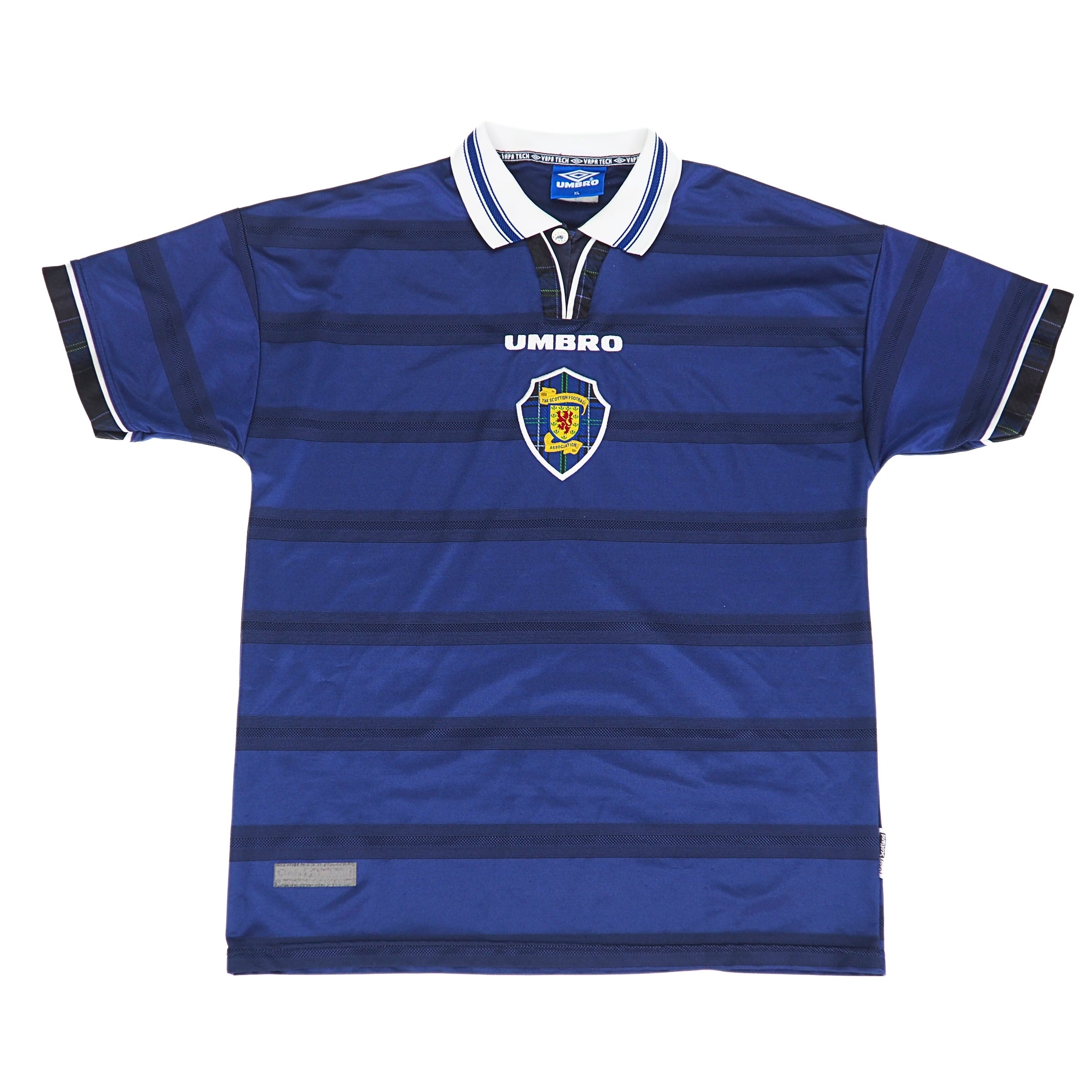 Umbro Vapa Tech 1998 Scotland Home Soccer Jersey Vintage 90s XL