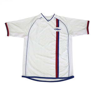 Umbro 2000s England Home Style Soccer Training Jersey Blank Y2K Vintage Medium