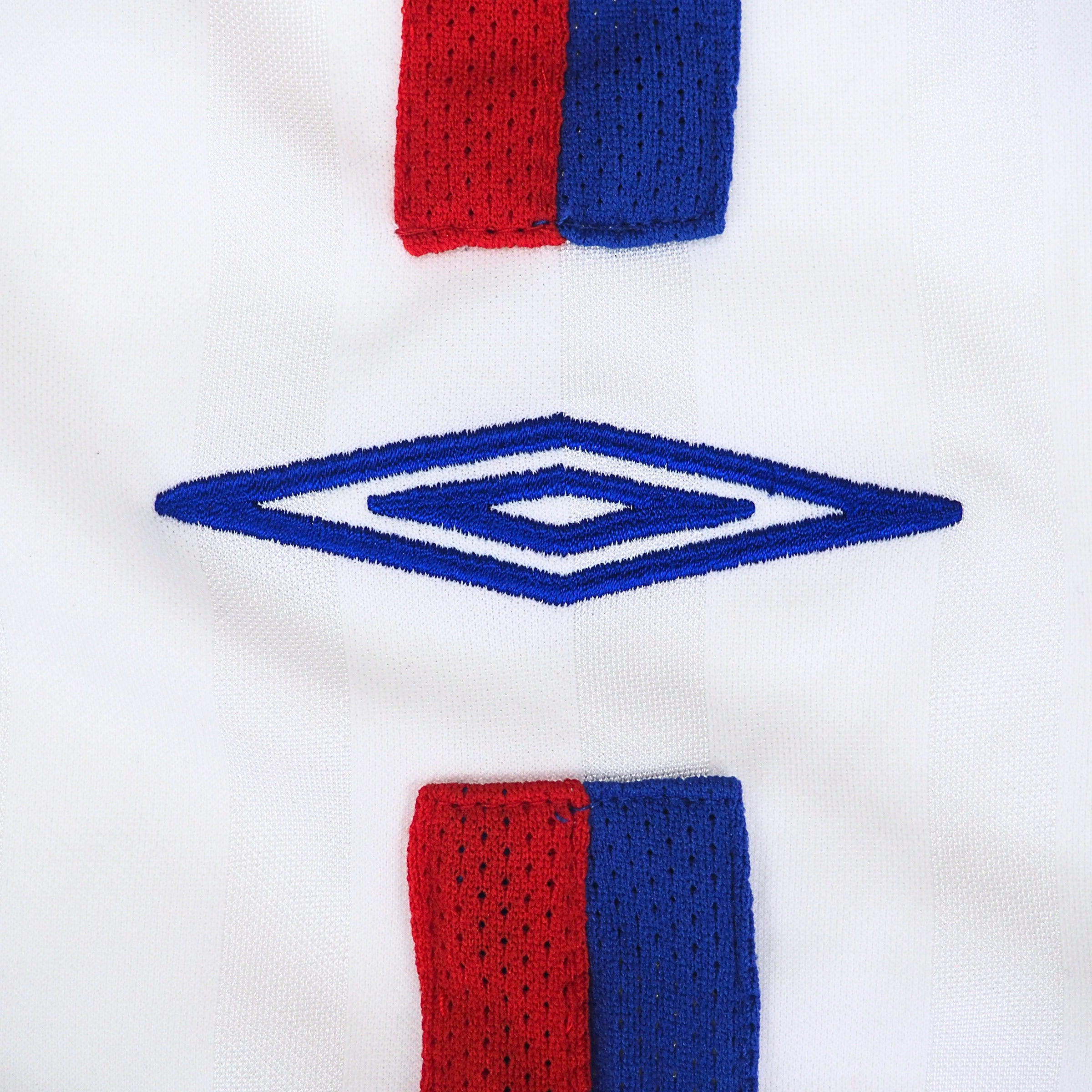 Umbro 2000s England Home Style Soccer Training Jersey Blank Y2K Vintage Medium