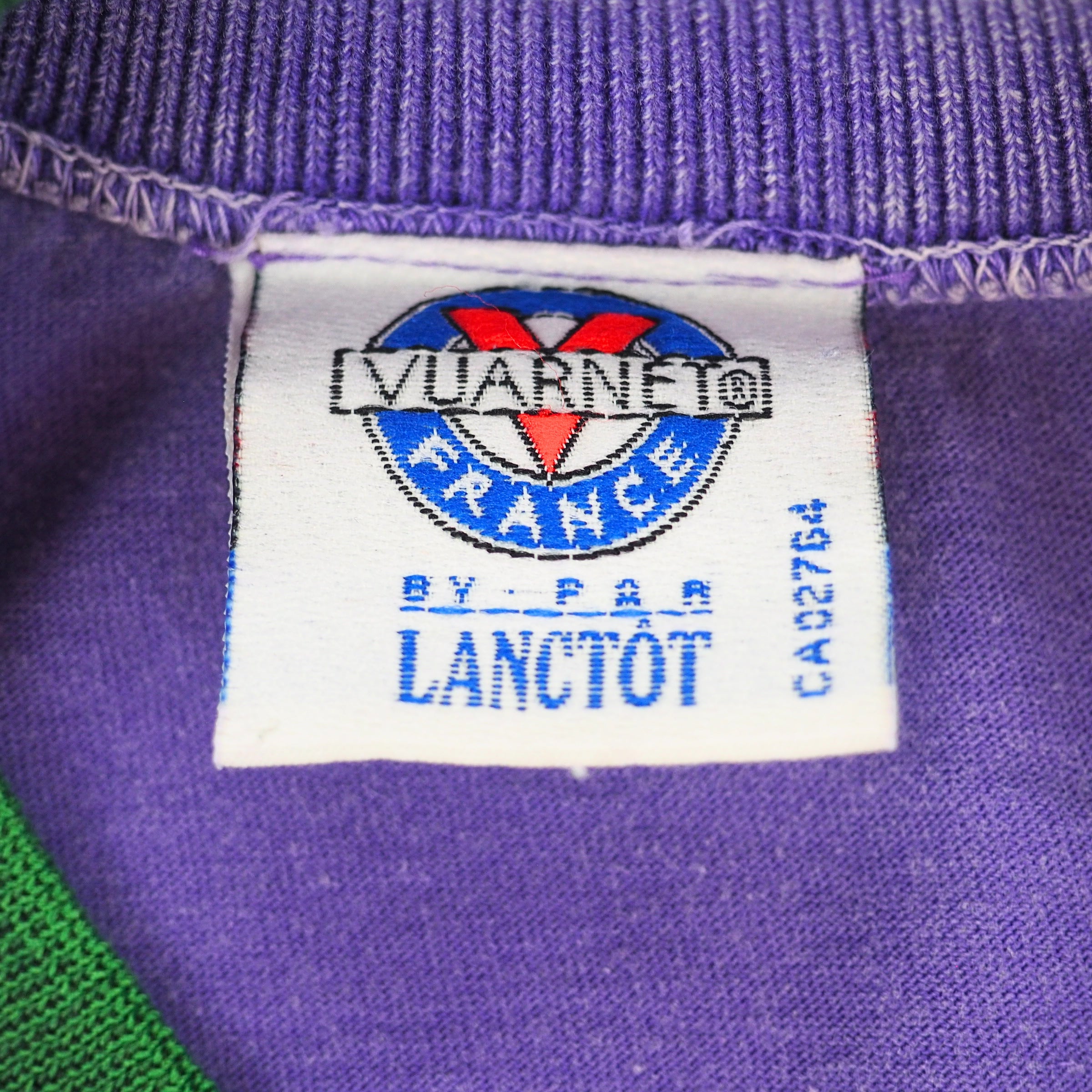 Vuarnet France by Lancot Single Stitch Vintage 90s T-Shirt Lavender Small