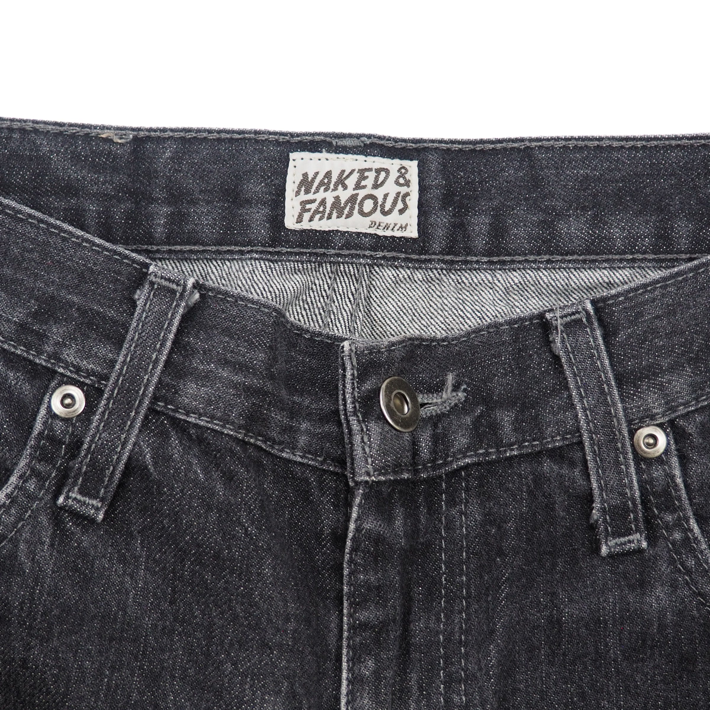 Naked & Famous Slim Guy Japanese Selvedged Denim Jeans Mens W33 L34