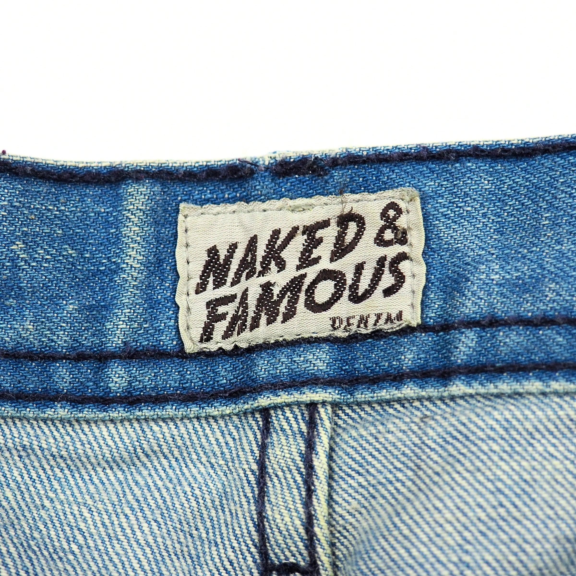 Naked & Famous Weird Guy Japanese Selvedged Denim Jeans Mens W33 L34