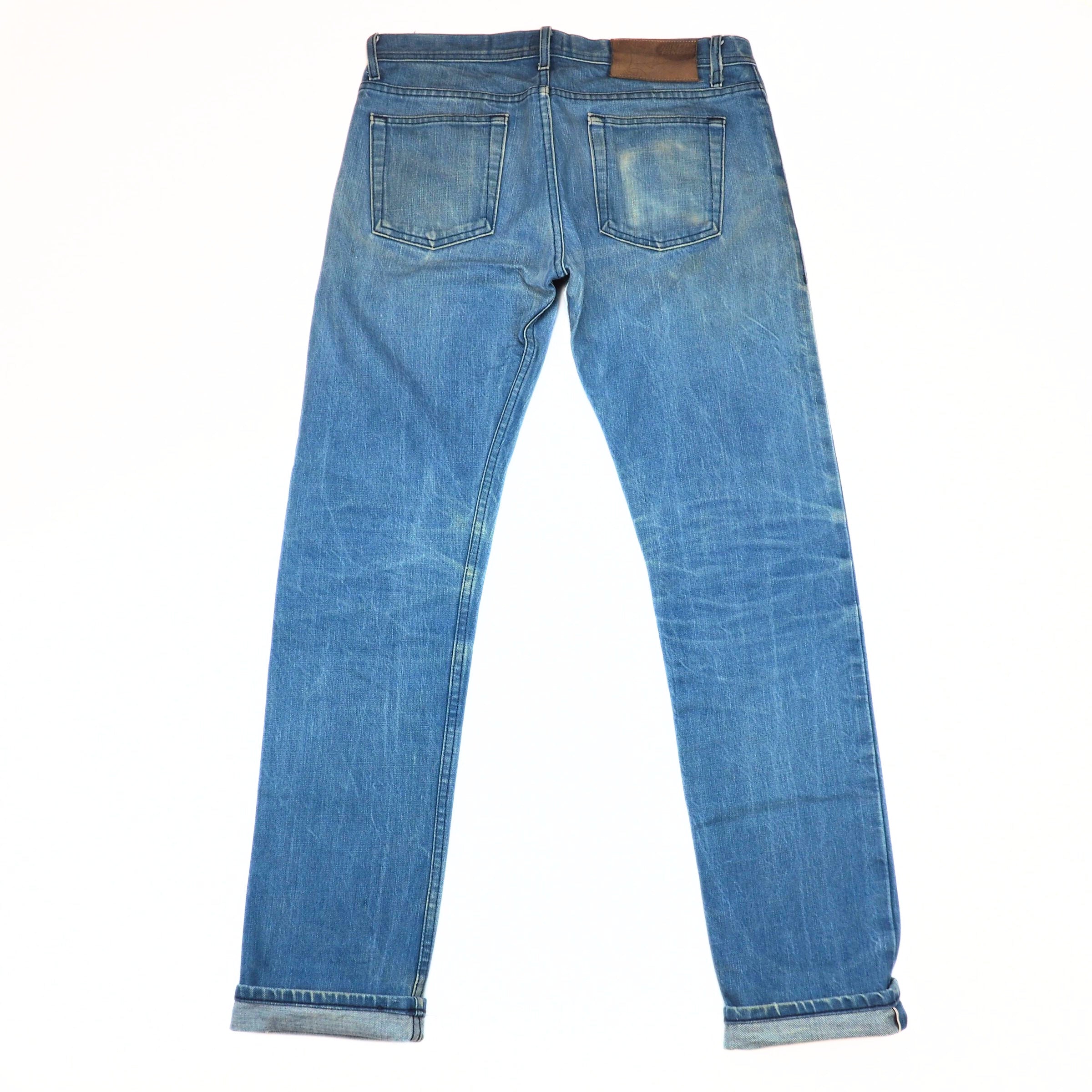 Naked & Famous Weird Guy Japanese Selvedged Denim Jeans Mens W33 L34