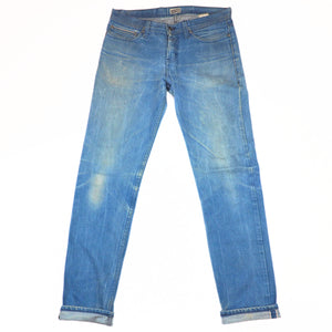 Naked & Famous Weird Guy Japanese Selvedged Denim Jeans Mens W33 L34