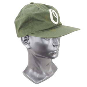 Obey Embroidered "O" Army Green Adjustable Baseball Cap
