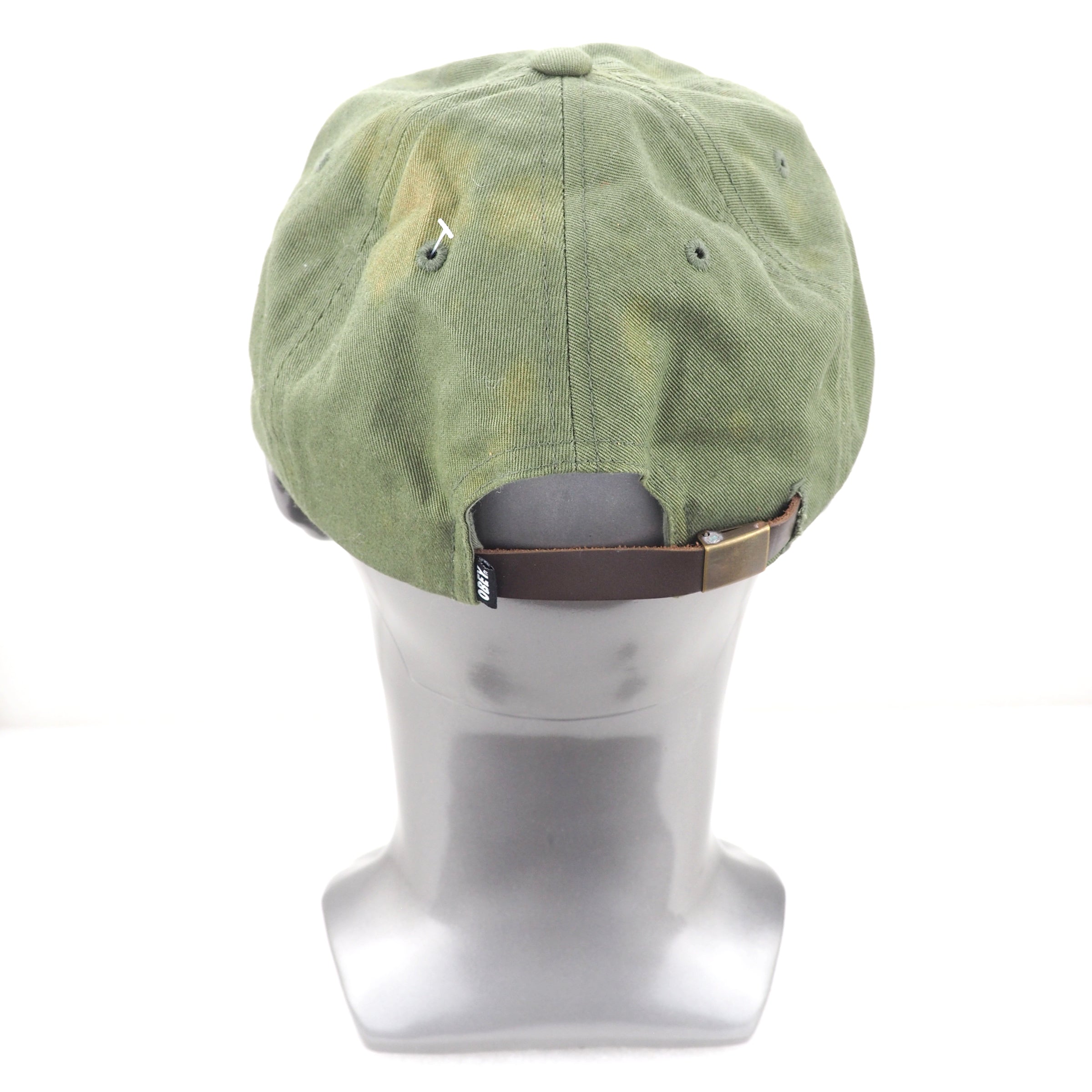 Obey Embroidered "O" Army Green Adjustable Baseball Cap