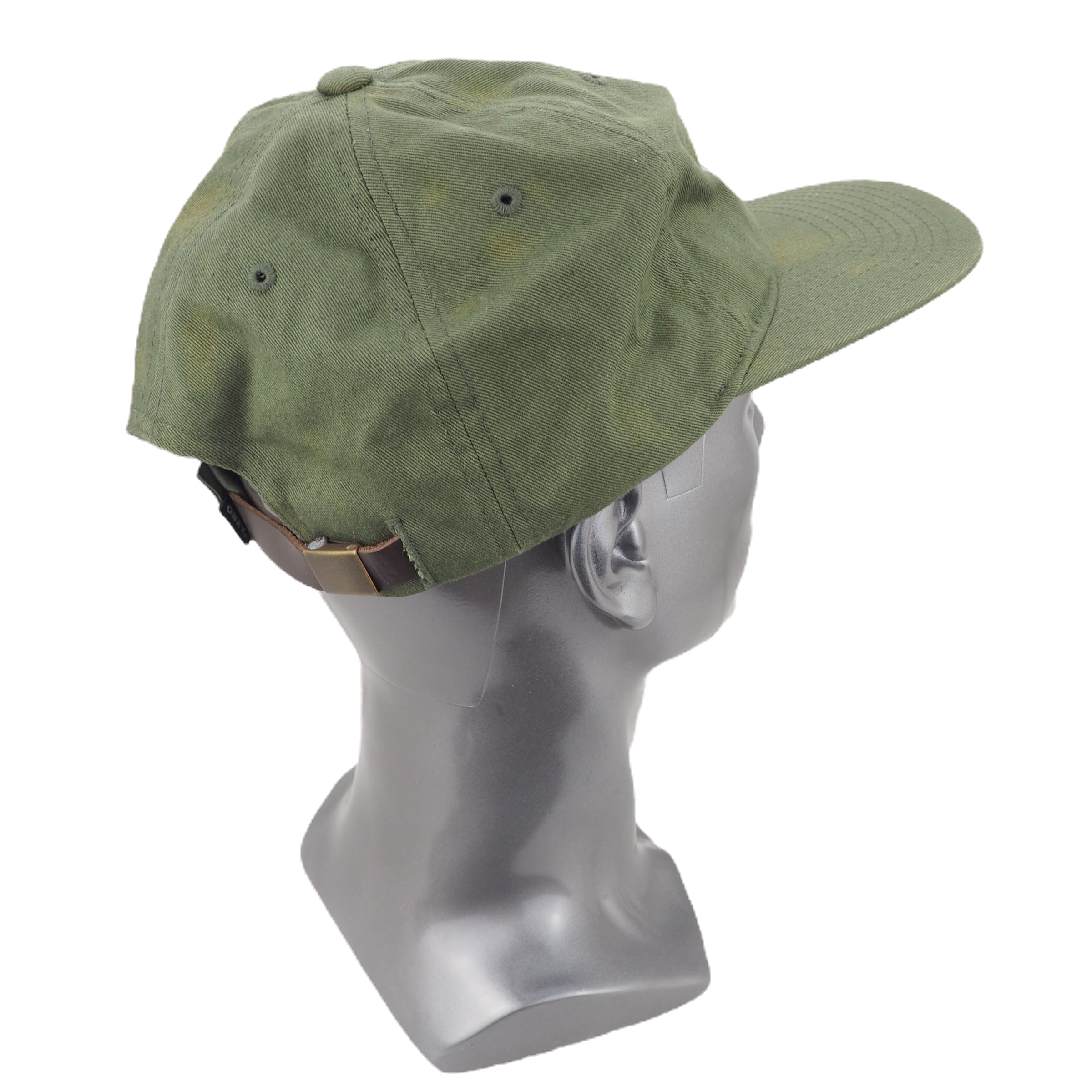 Obey Embroidered "O" Army Green Adjustable Baseball Cap