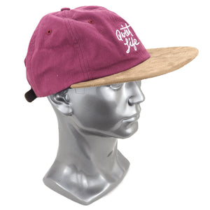 The Quiet Life Premium Suede Peak Embroidered Ball Cap OSFA