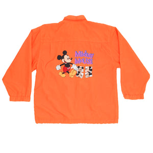Disney Mickey Mouse Windbreaker Coaches Jacket Vintage 90s Womens Large