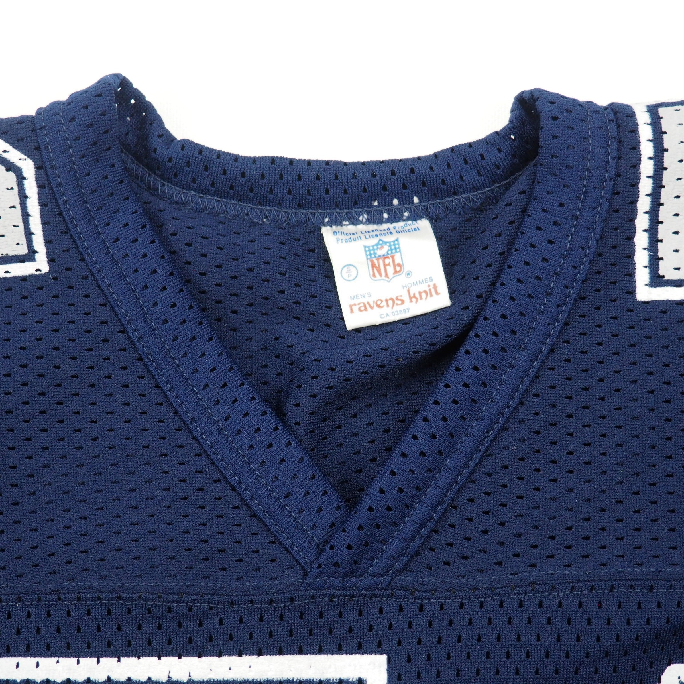 Ravens Knit Vintage NFL Football Jersey Blank #54 Mens Small