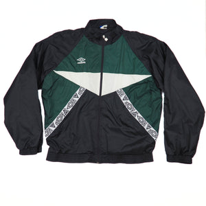 Umbro Geometric Windbreaker Track Jacket 90's Vintage Mens XL