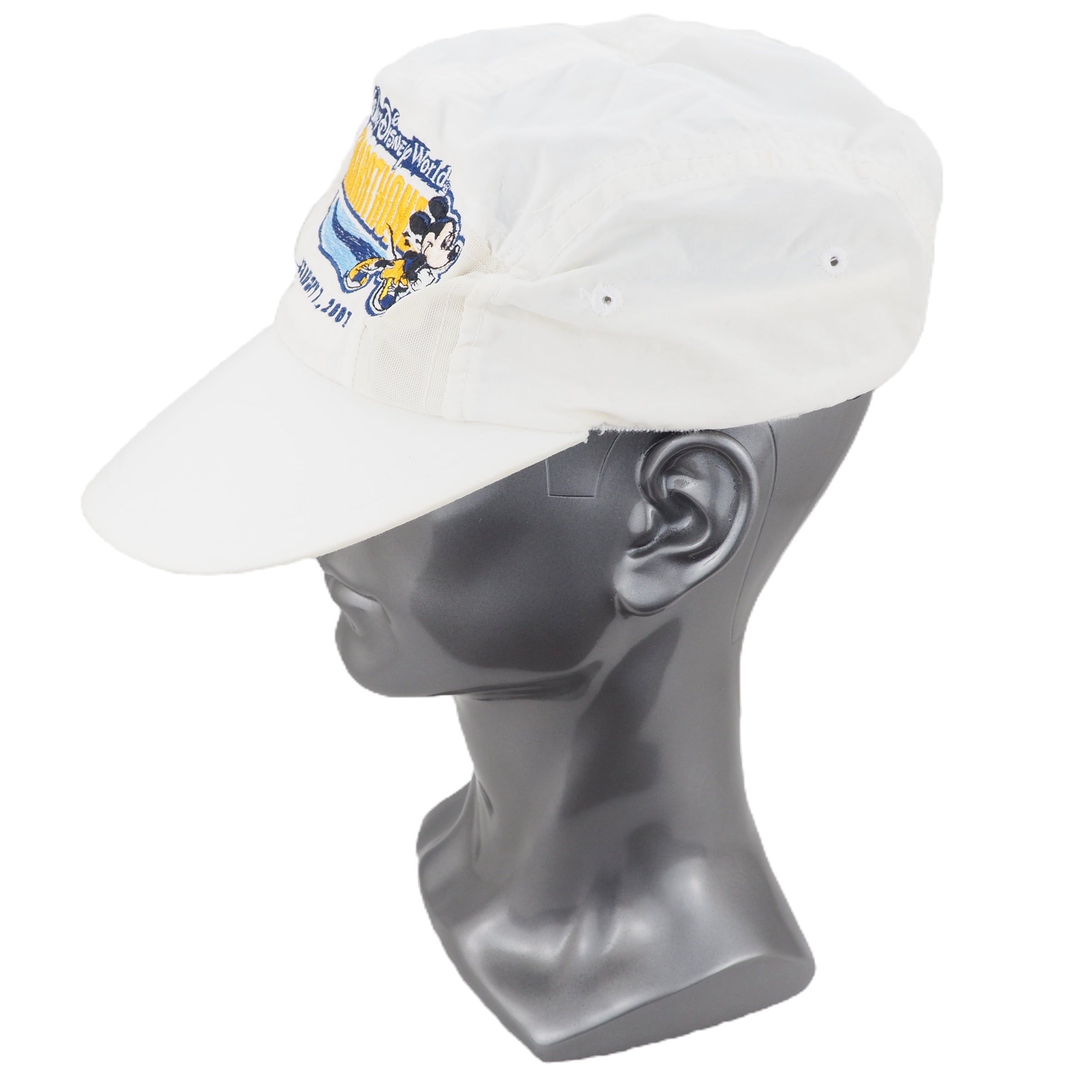 Walt Disney World 2001 Marathon Adjustable Cap Y2K Vintage OSFA